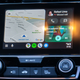 A photo of Android Auto in the car